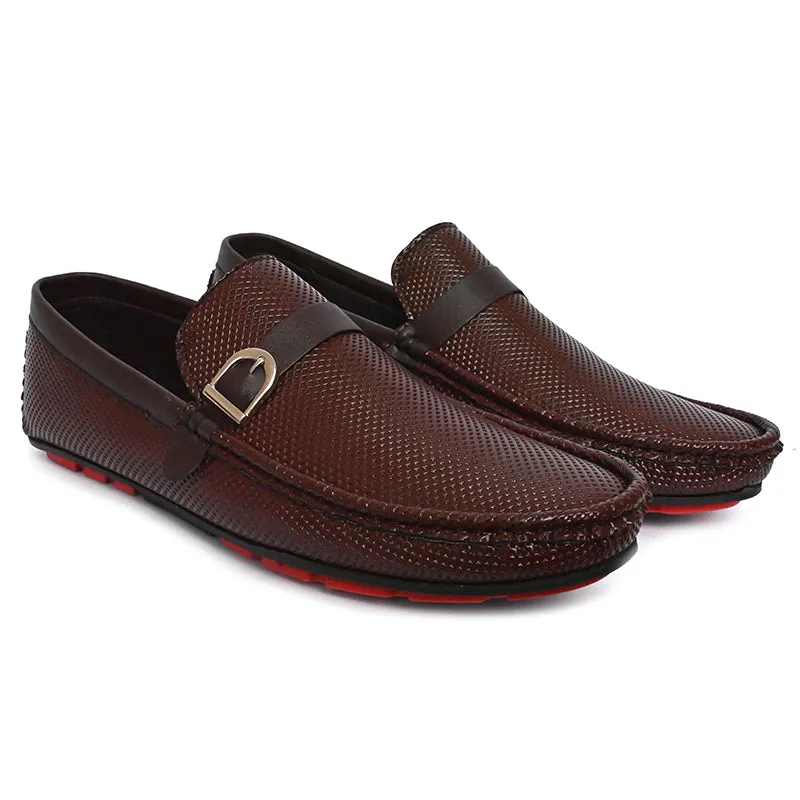 Men's Textured Moccasins - Metro-30401114