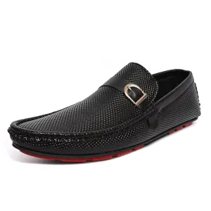 Men's Textured Moccasins - Metro-30401114