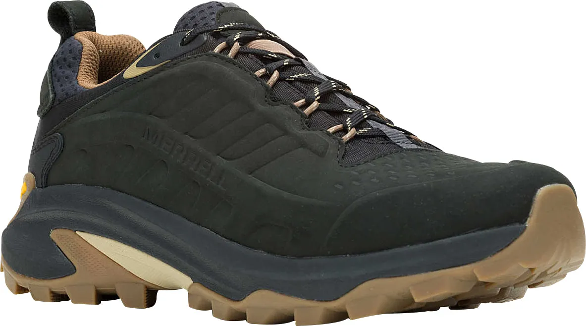 Merrell Moab Speed 2 Leather Waterproof Mens Walking Shoes - Black