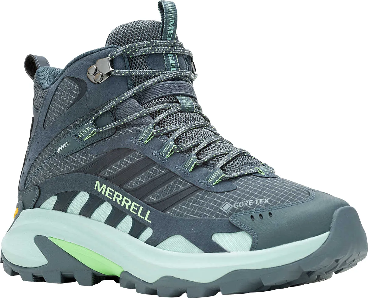 Merrell Moab Speed 2 Mid GORE-TEX Mens Walking Boots - Grey