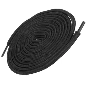 [Midnight Black] - Round Nylon Hiking Work Boot Shoelaces