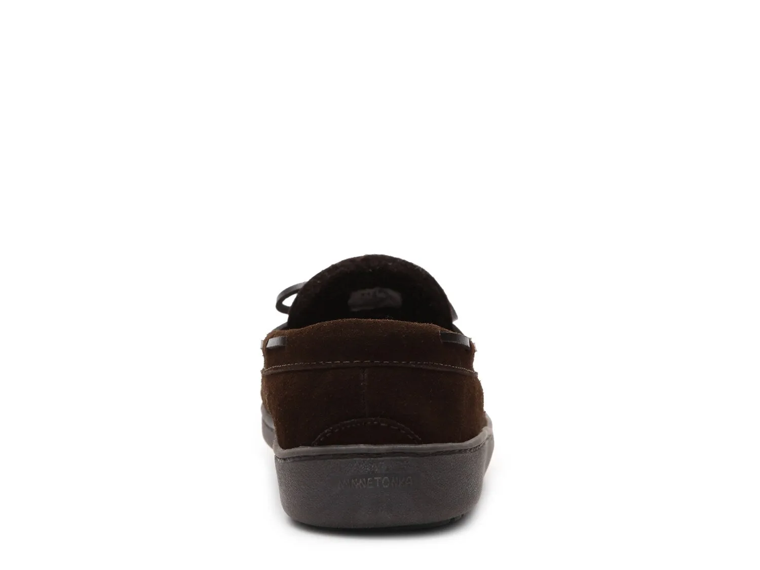 Minnetonka Trevor slippers, dark brown