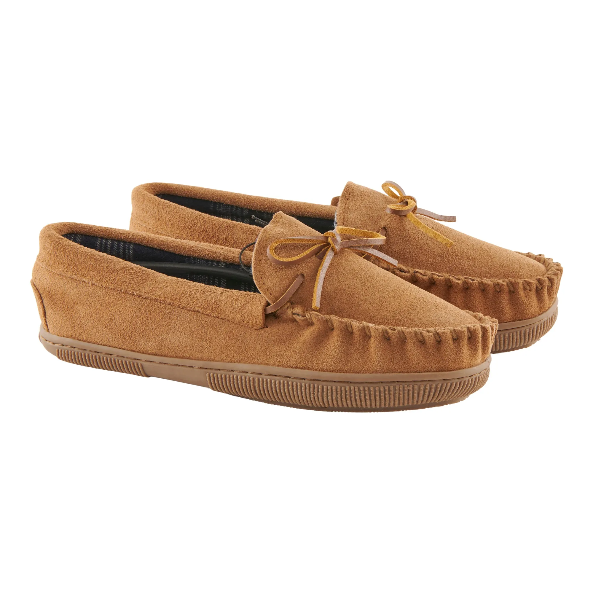 Mountain Ridge Men's Memory Foam Moccasins, Tan