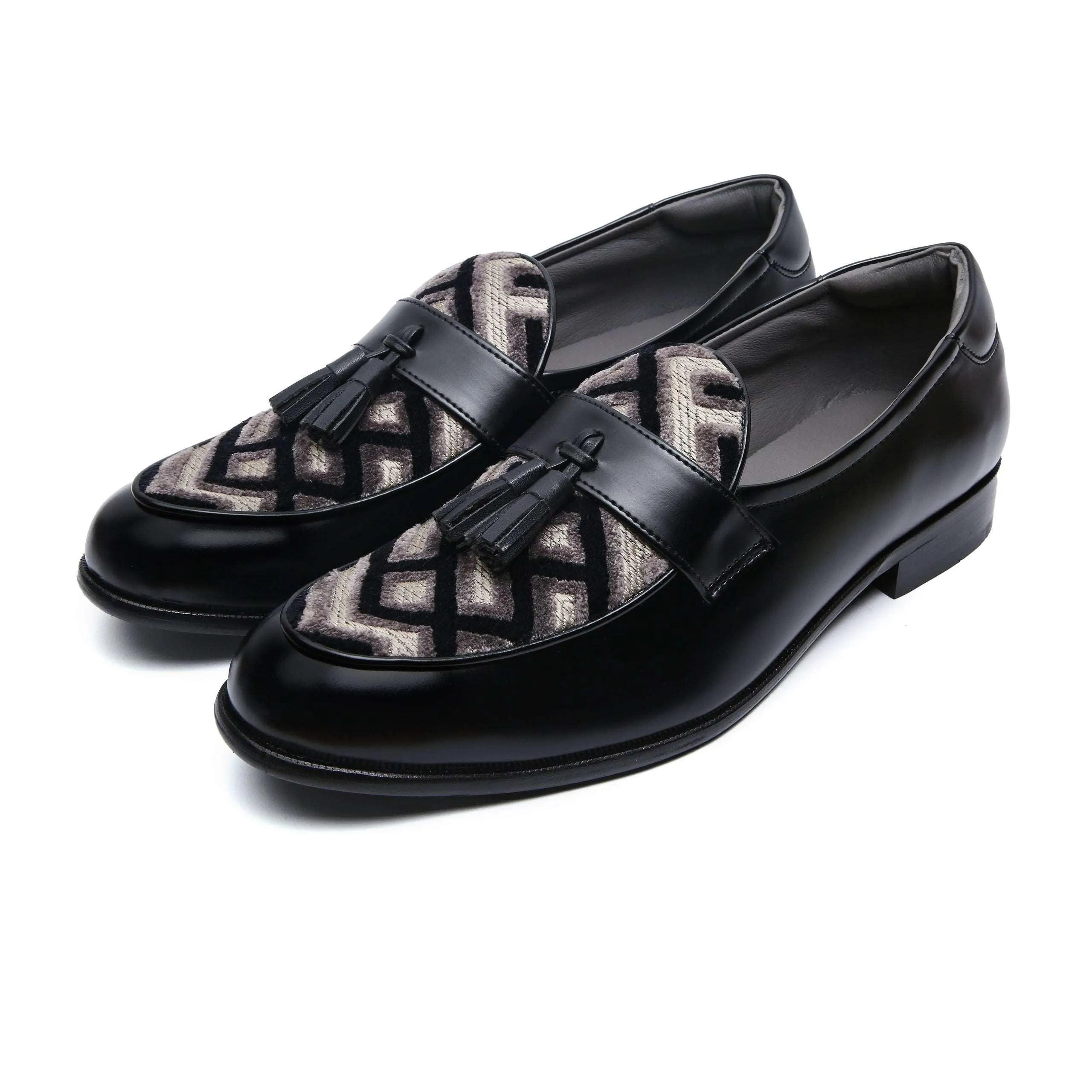 MUSK | BLACK TASSEL SLIP-ON