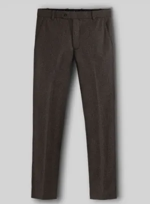 Naples Dark Brown Tweed Pants