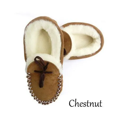 New Zealand Sheepskin Moccasins