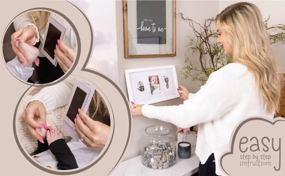 Newborn Baby Hand & Footprint Photo Frame