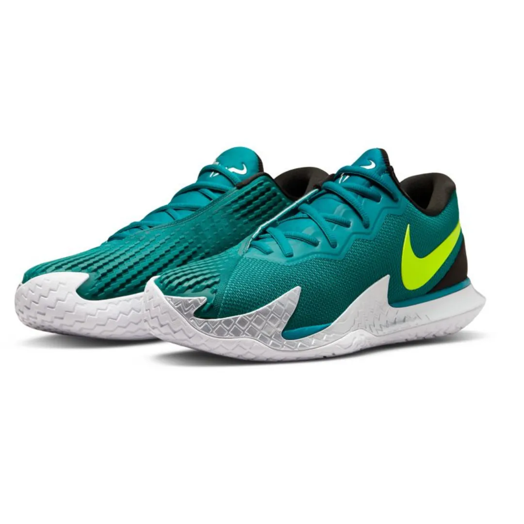 Nike Court Zoom Vapor Cage 4 Rafa Men’s Hard Court Tennis Shoes - Atomic Green Black