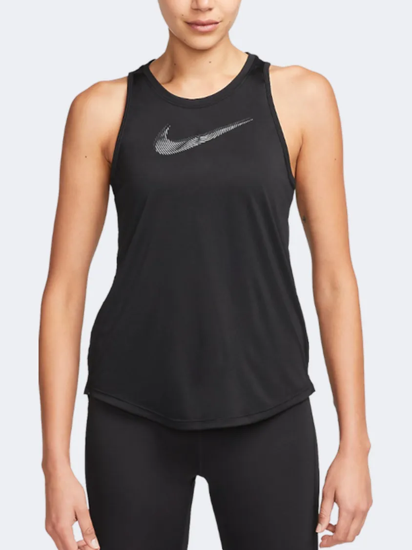 Nike Swoosh Hbr Women Running Tank Black/Cool Grey