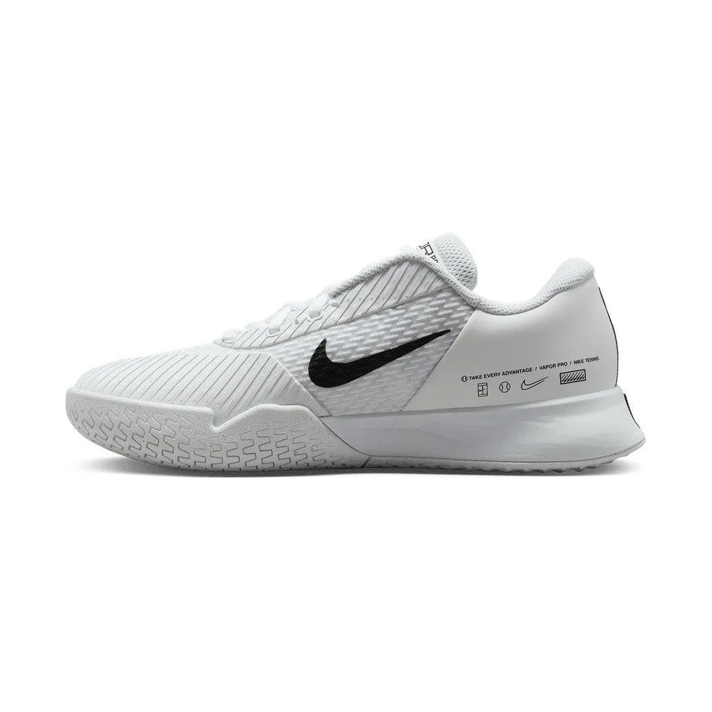 NIKE ZOOM VAPOR PRO 2 HC WOMEN'S (WHITE/BLACK PURE PLATINUM)