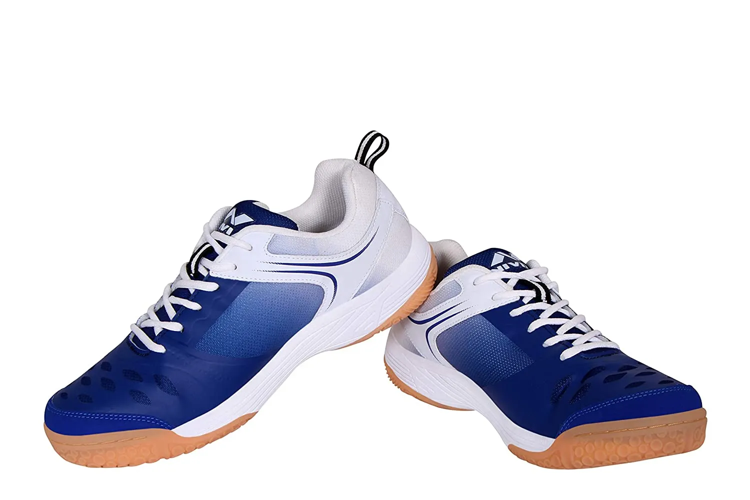 Nivia HY-Court 2.0 Badminton Shoes (Blue, White)