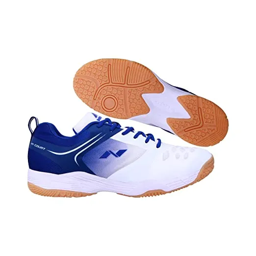 Nivia HY-Court 2.0 Men's Badminton Shoes  - White