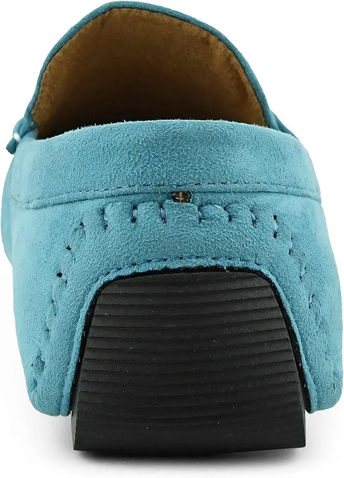 Ocean Blue Men's Drivers Moccasins