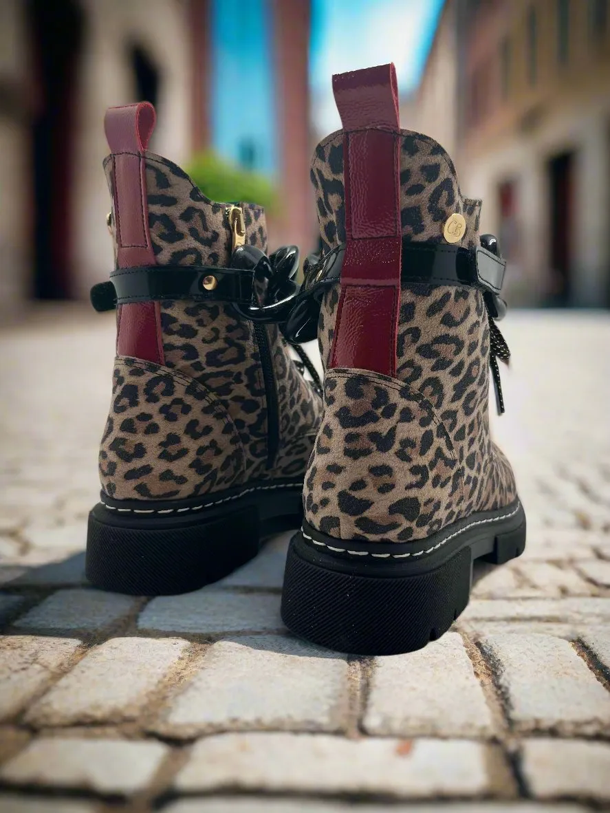 Paris - Leopard ankle boot- NEW!