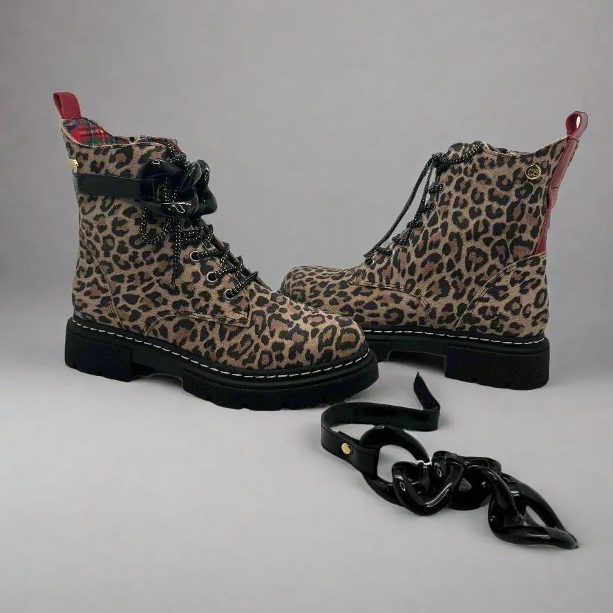 Paris - Leopard ankle boot- NEW!