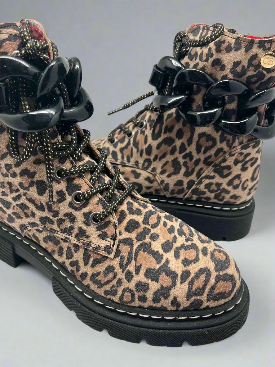 Paris - Leopard ankle boot- NEW!