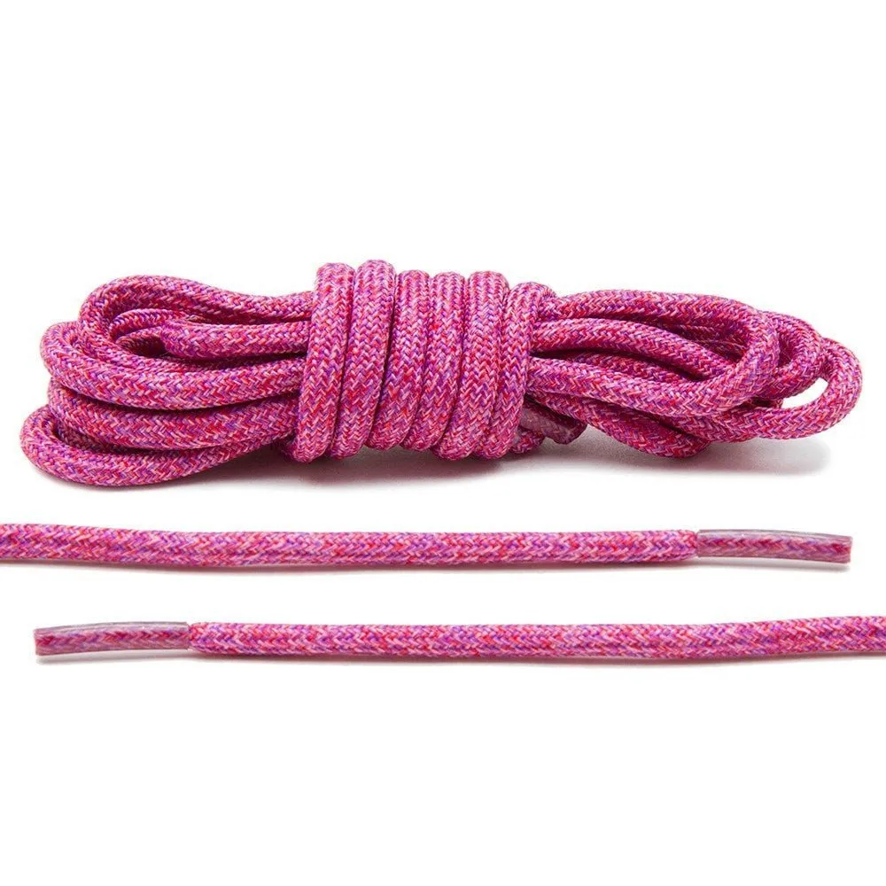 Pink Multi-Color Rope Laces