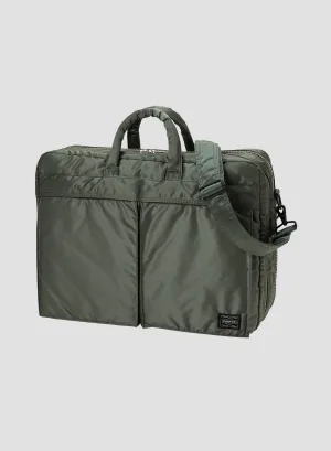 Porter-Yoshida & Co Tanker 2Way Briefcase in Sage Green