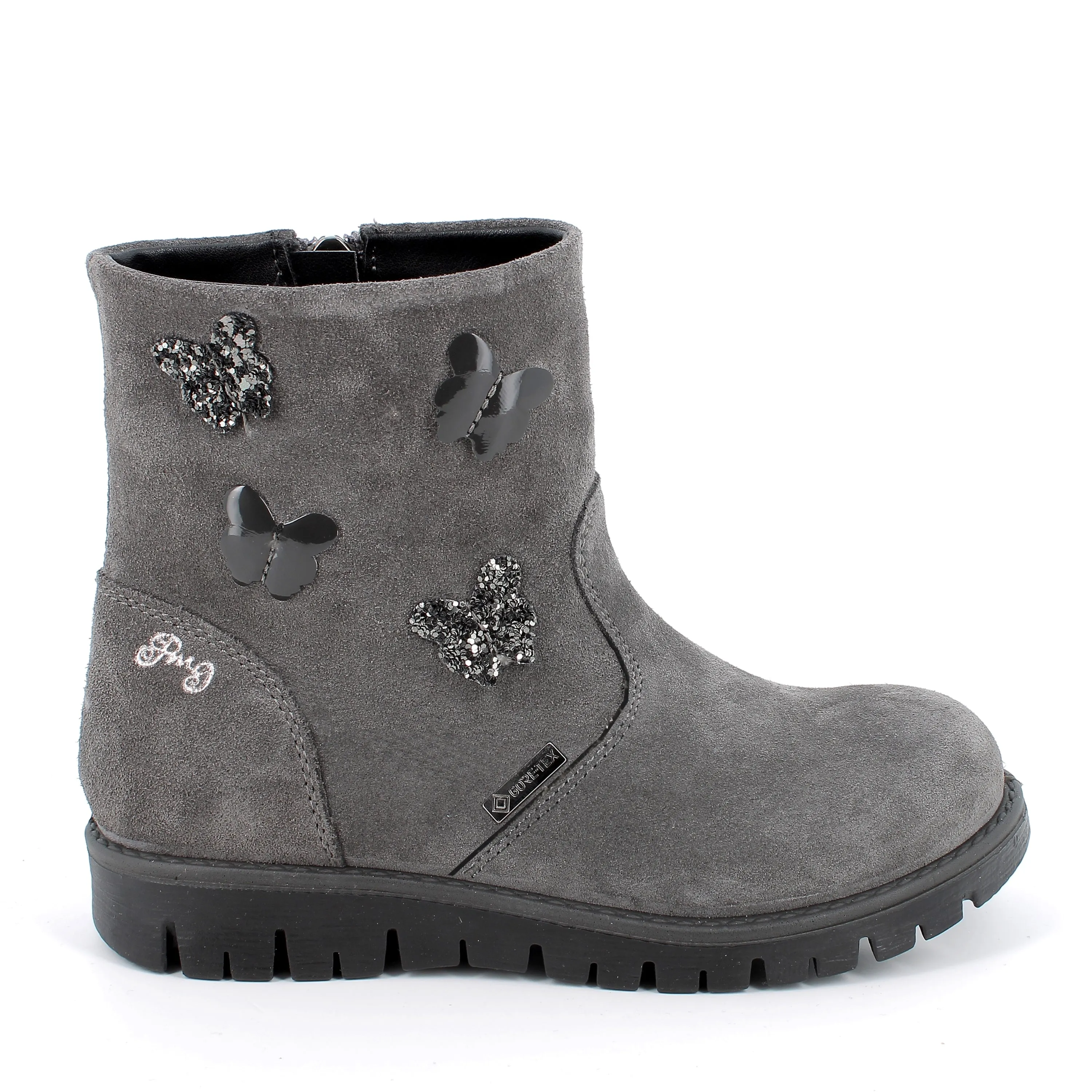 Primigi Roxy Girls Grey Butterfly Waterproof Boot