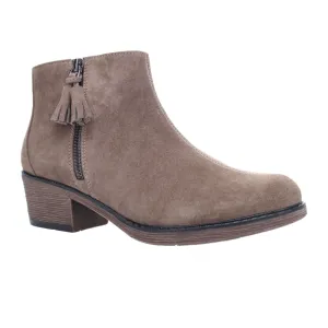 Propet Rebel Ankle Boot (Women) - Smoked Taupe Suede