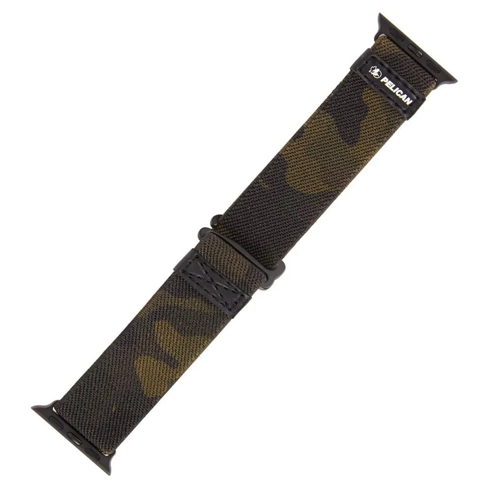 Protector Band for Apple Watch Devices 42 to 44mm - Camo Green