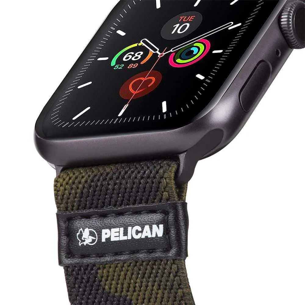 Protector Band for Apple Watch Devices 42 to 44mm - Camo Green