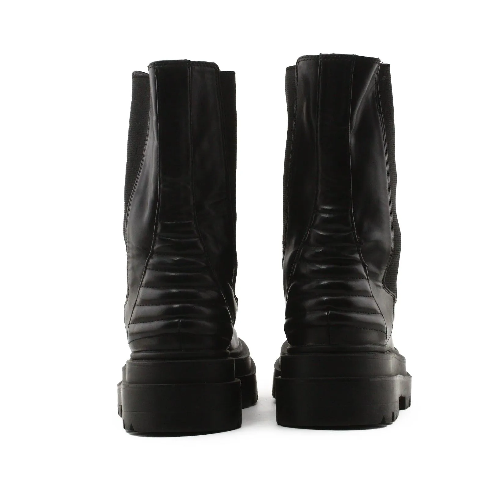 Pull & Bear Stretchable Ankle Boots | 100% Authentic Leather