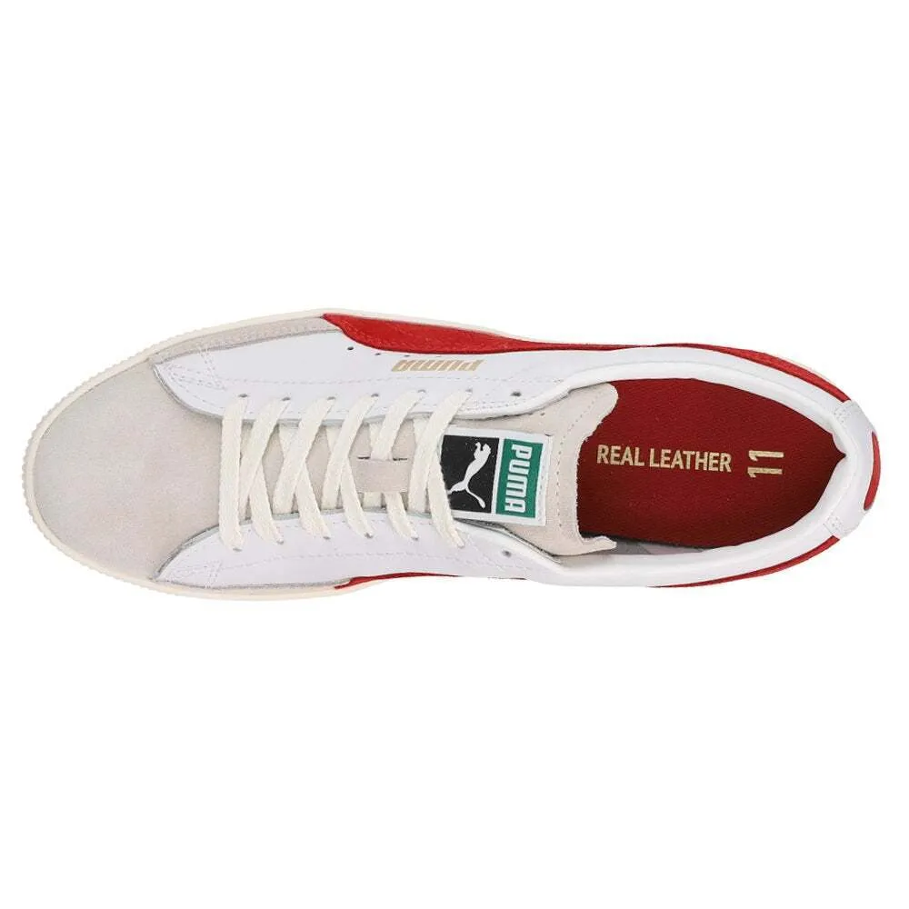 Puma Basket VTG Men's Sneakers - Puma White-High Risk Red