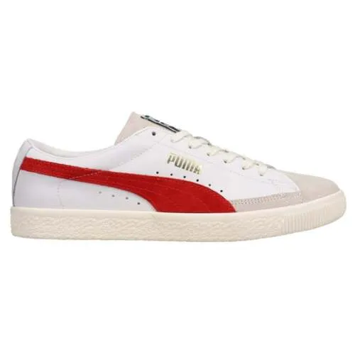 Puma Basket VTG Men's Sneakers - Puma White-High Risk Red