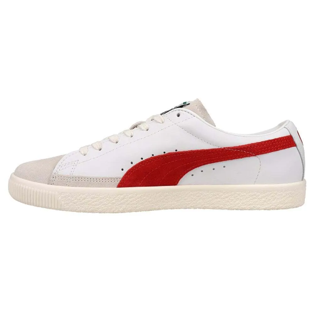 Puma Basket VTG Men's Sneakers - Puma White-High Risk Red