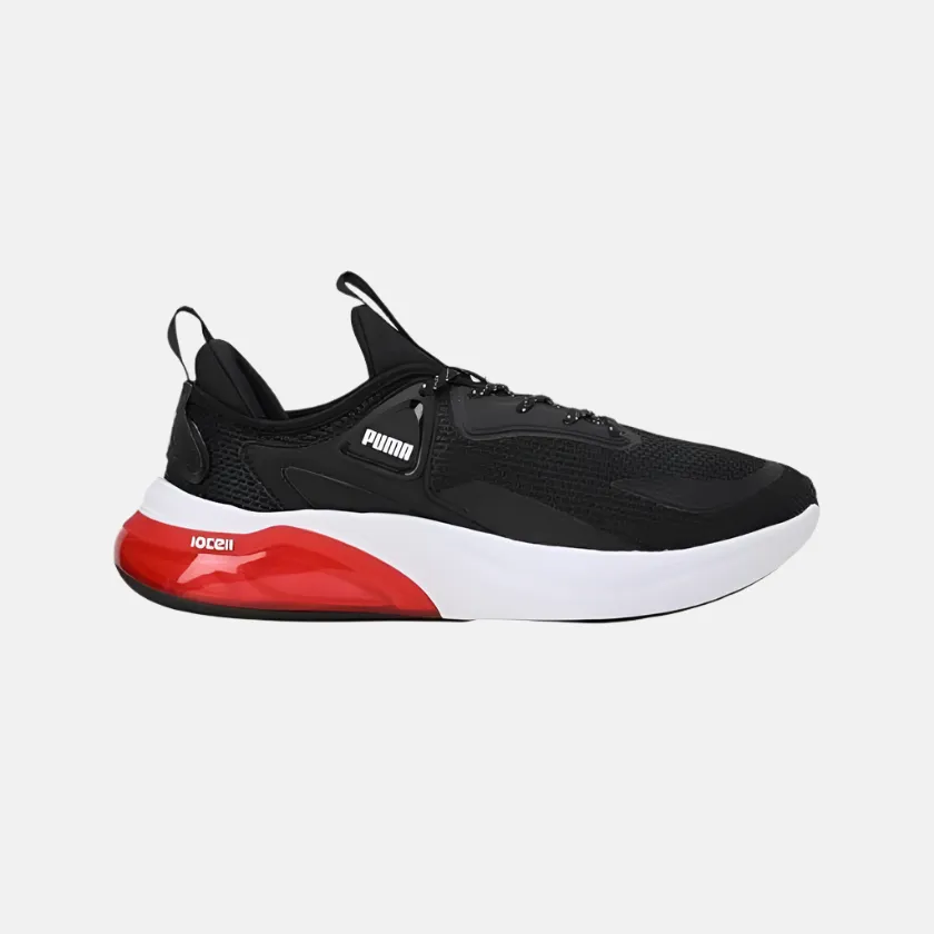 Puma Unisex Cell Thrill Running Shoes -Black/All Time Red