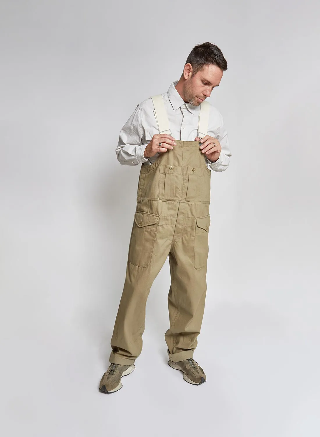 Railway Dungaree Heavy Cotton in Army