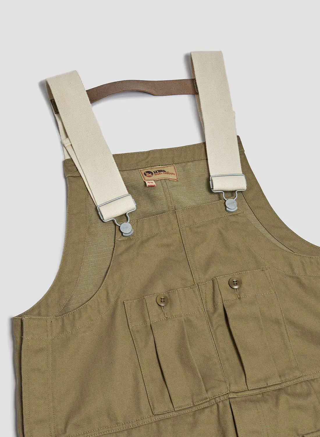 Railway Dungaree Heavy Cotton in Army