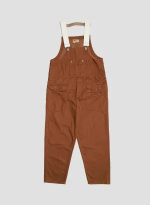 Railway Dungaree Heavy Cotton in Brown