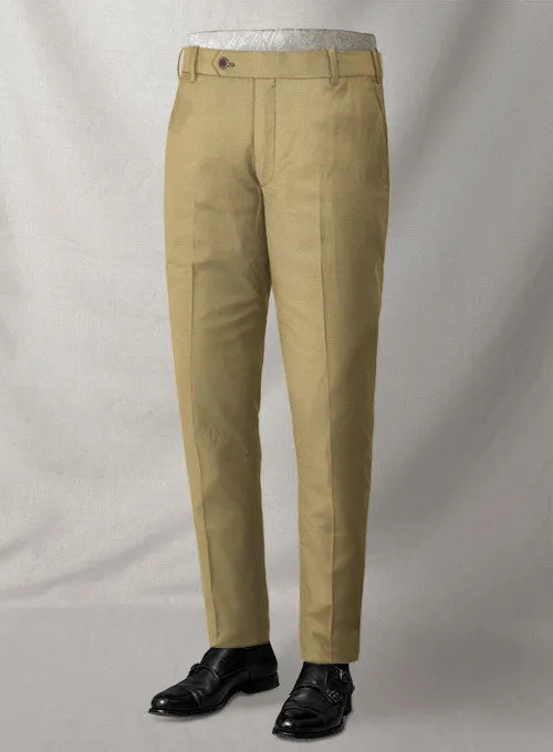 Reda Khaki Pure Wool Pants