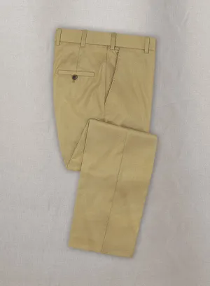 Reda Khaki Pure Wool Pants