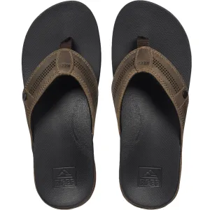 Reef Mens Cushion Lux Leather Flip Flops