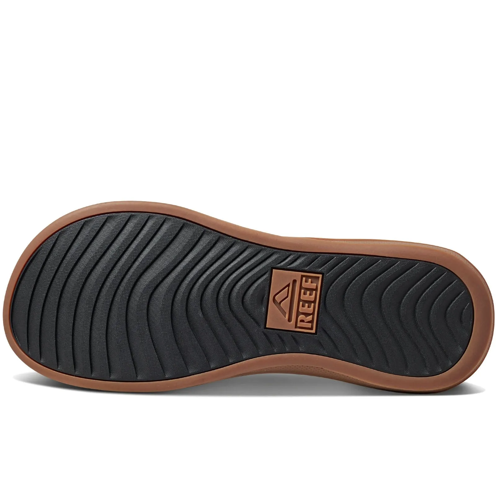 Reef Mens Cushion Lux Leather Flip Flops