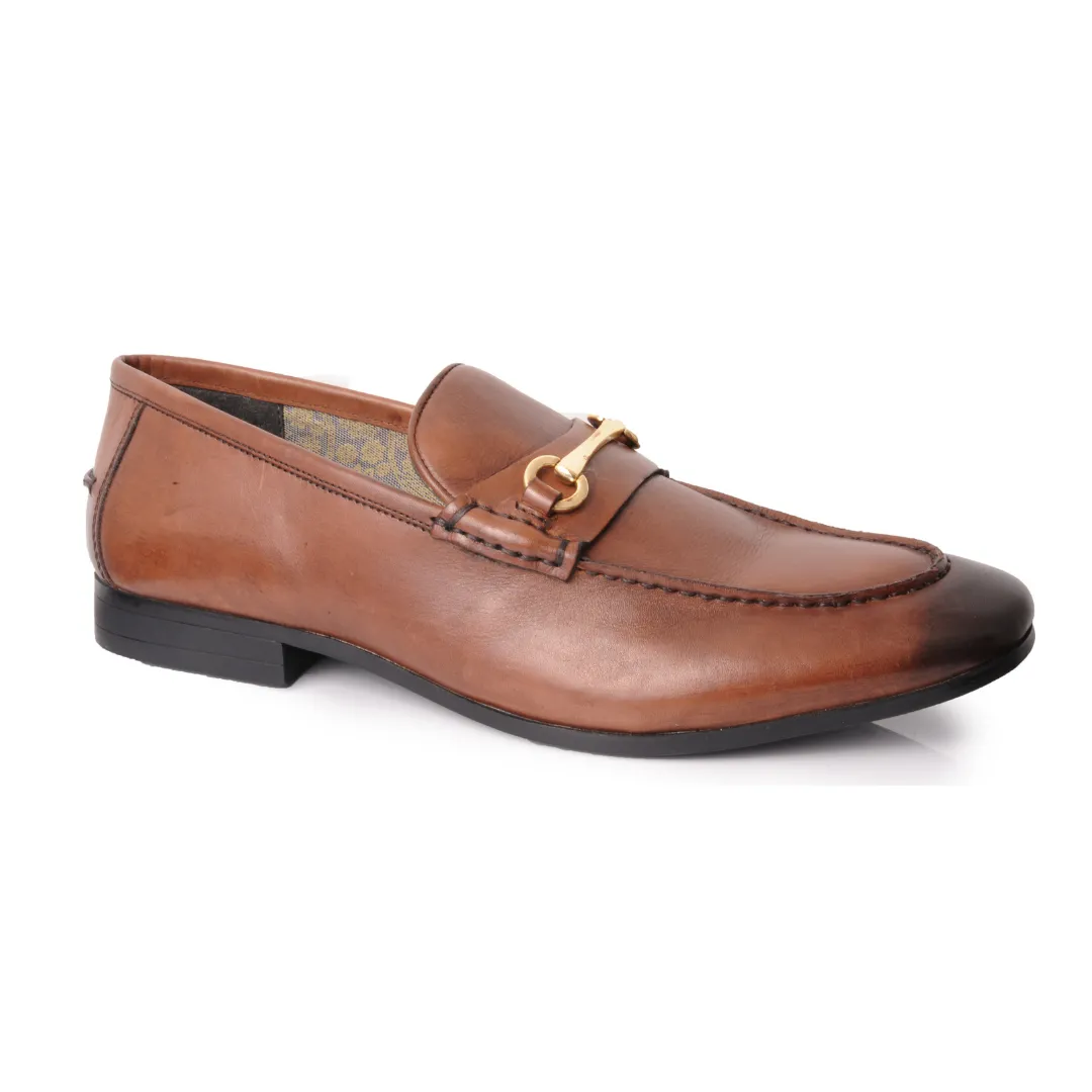 Richmond Smart Formal Leather Loafer - Brown