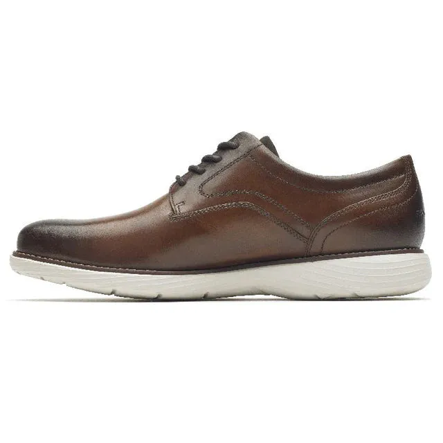 Rockport Men's Garett Plain Toe Oxford Dress Shoes - Brown