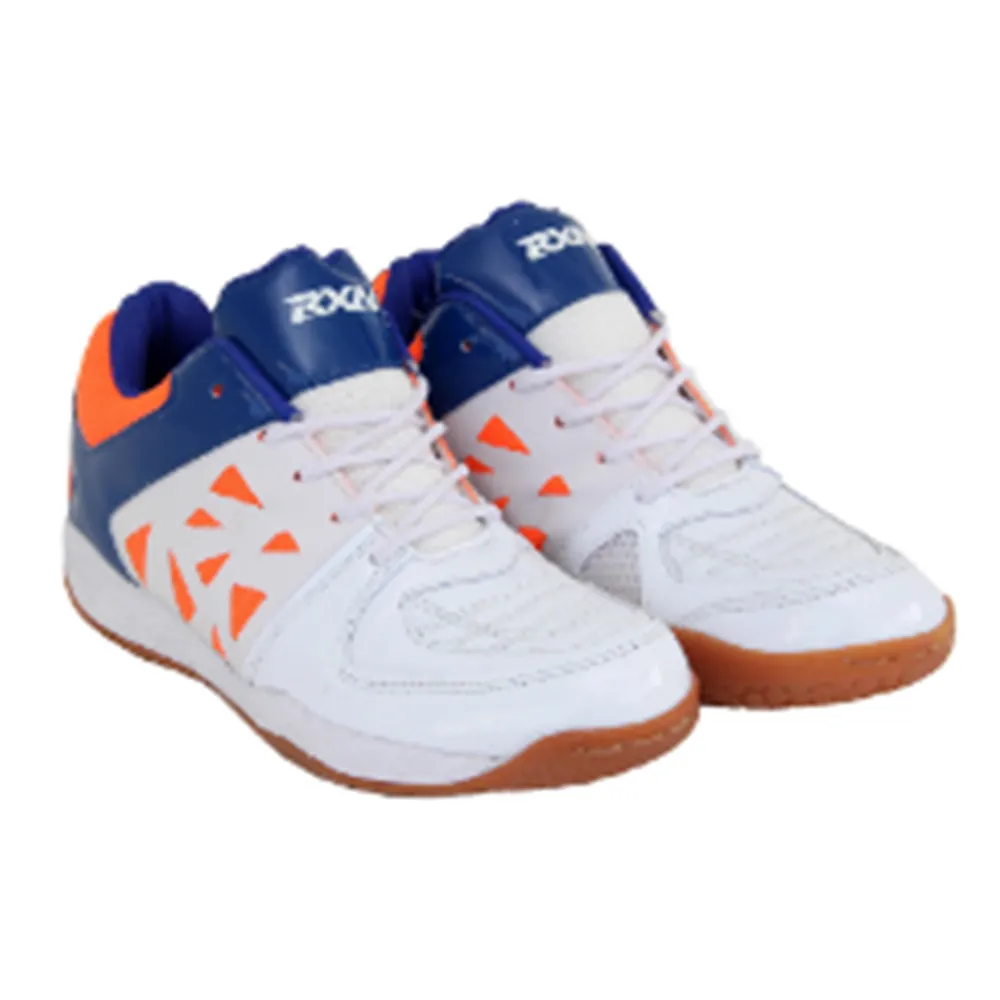 RXN Net Kill Badminton Shoes (Orange/Blue/White)