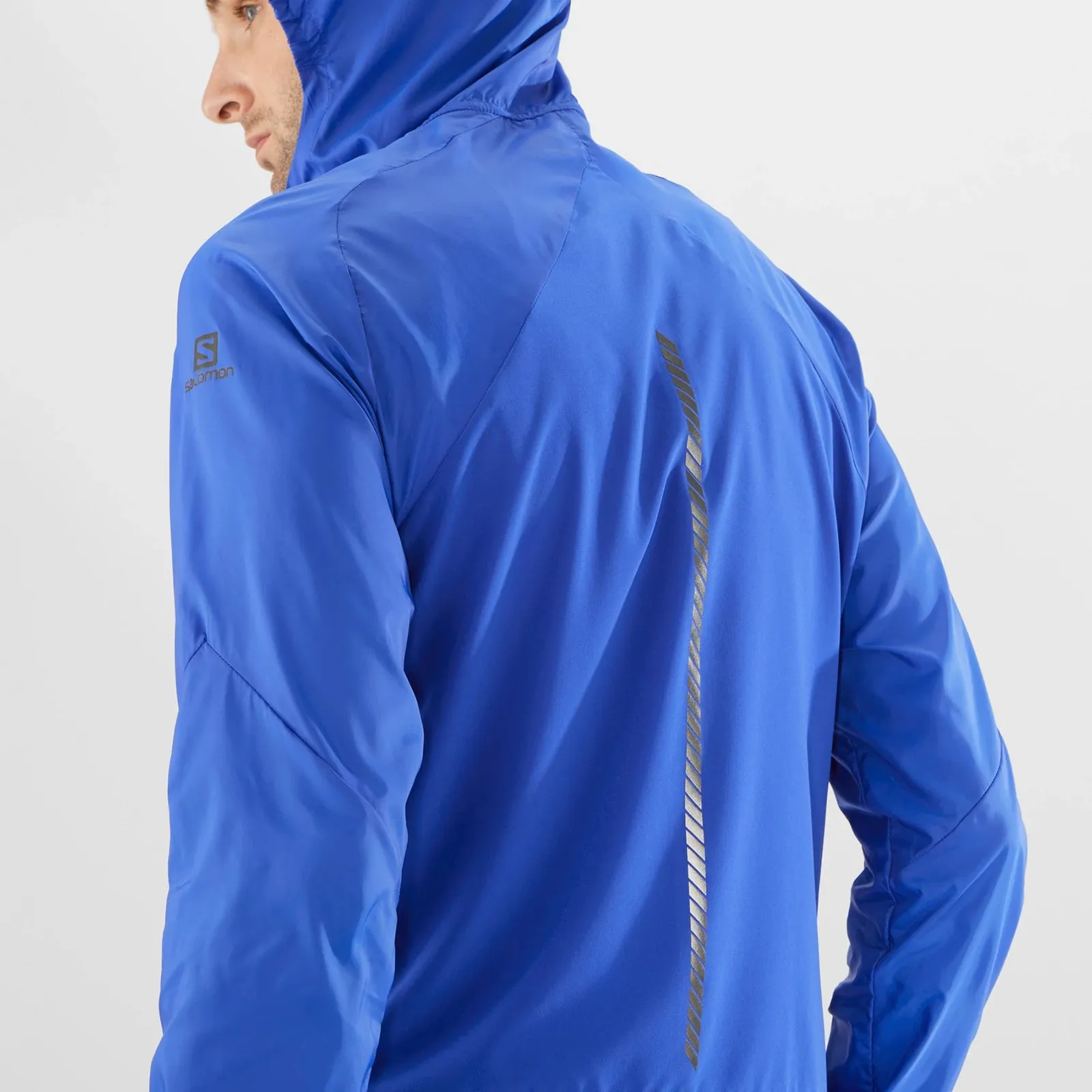 Salomon Mens Bonatti Cross FZ Hoodie - Nautical Blue