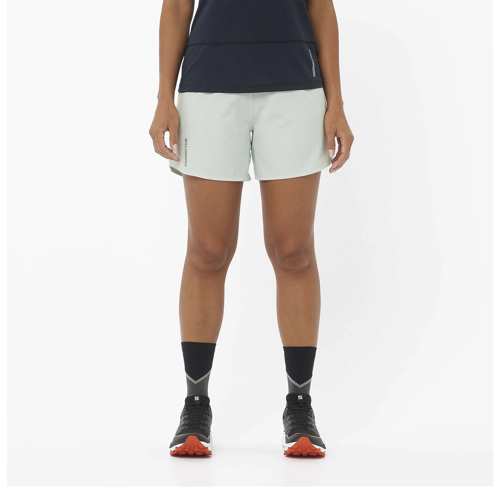 Salomon | Women's Cross 5" Shorts - Misty Blue