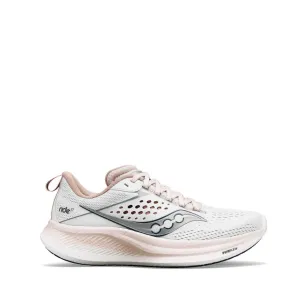 Saucony Women's Ride 17 Running Shoes in White Lotus SS24