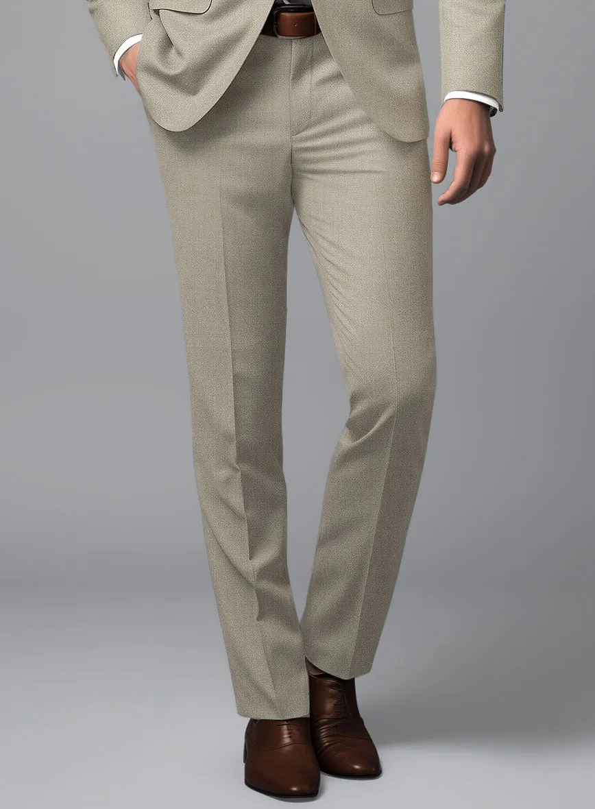 Scabal Sandune Beige Wool Pants