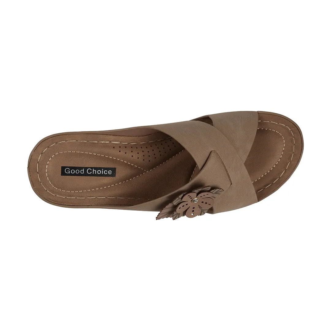 Selly Natural Wedge Sandal