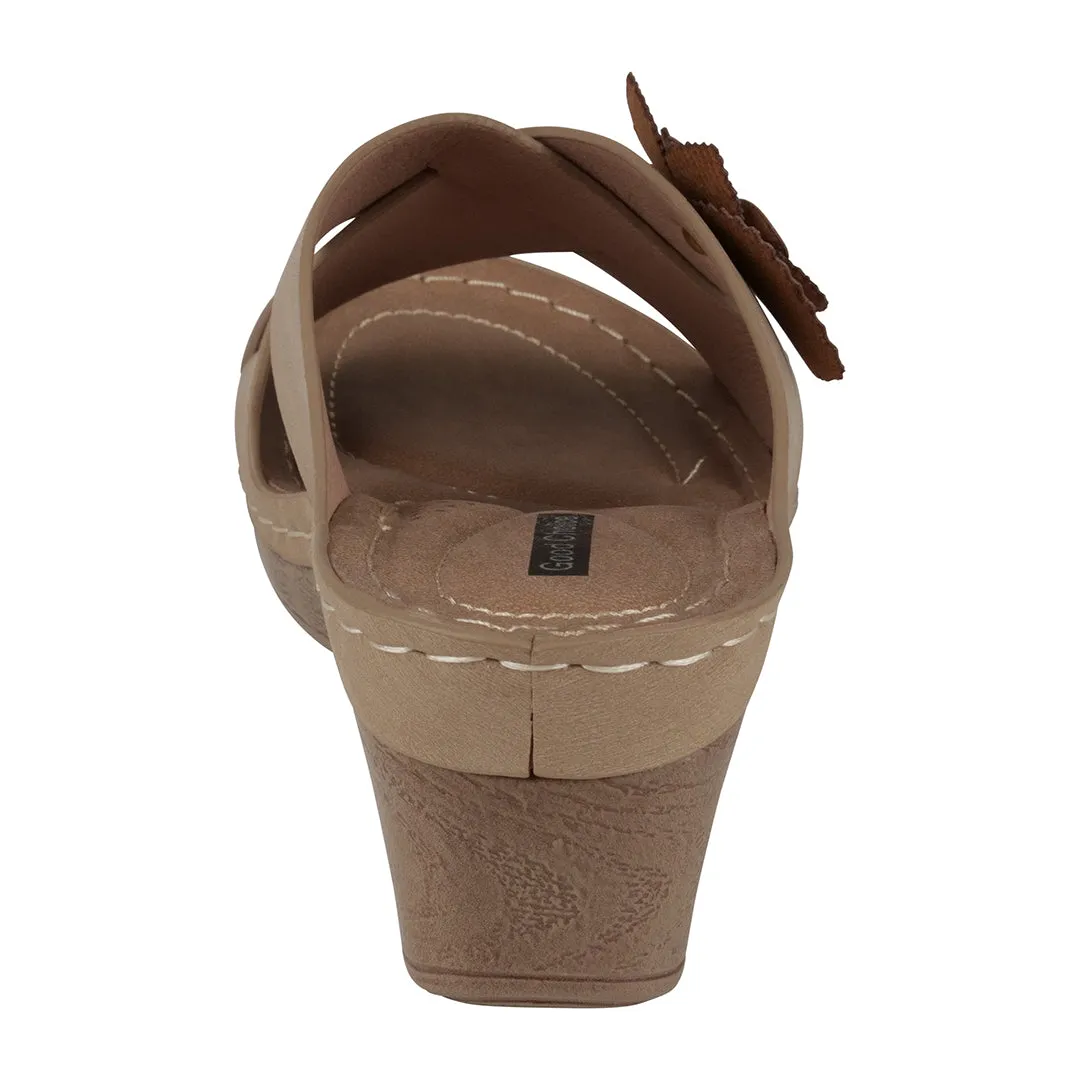 Selly Natural Wedge Sandal