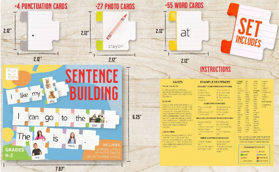 Sentence Building Learning Game