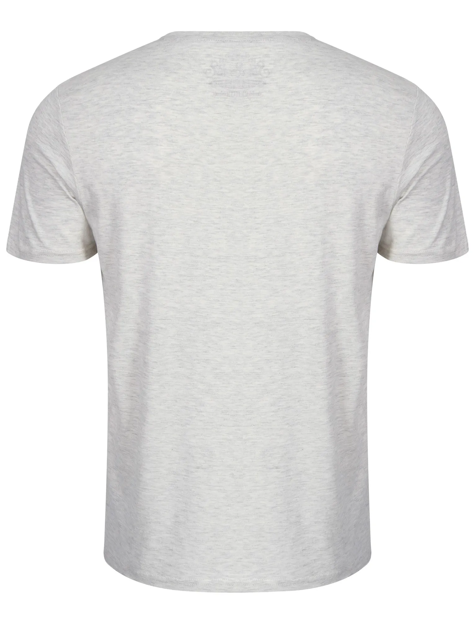 Shack Motif Cotton Crew Neck T-Shirt In Oatgrey Marl - South Shore