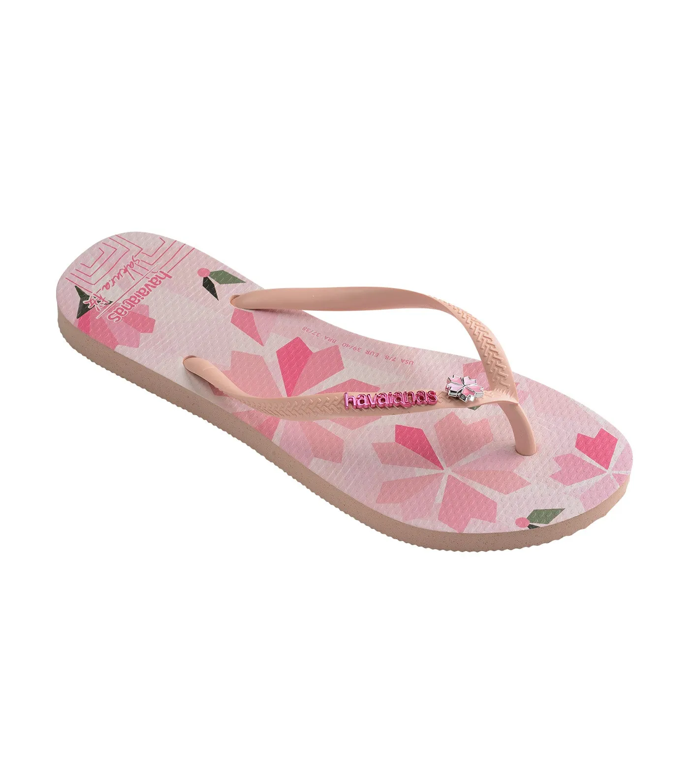 Slim Sakura Flip Flops Ballet Rose